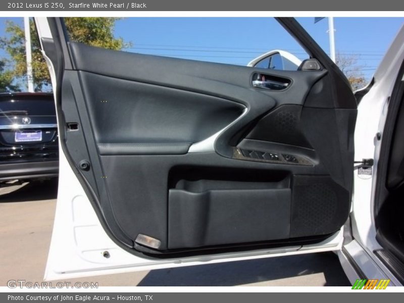 Starfire White Pearl / Black 2012 Lexus IS 250