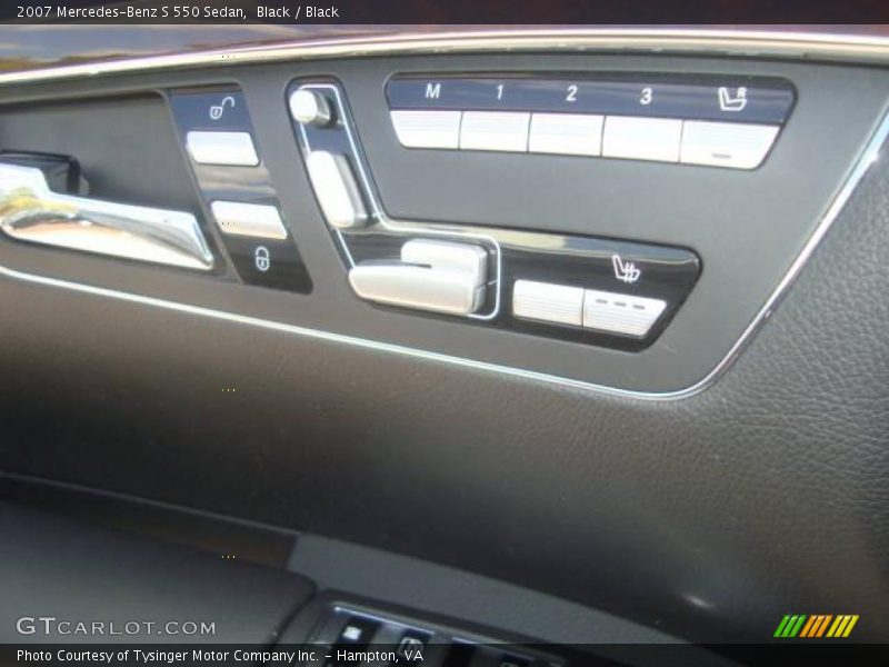 Black / Black 2007 Mercedes-Benz S 550 Sedan