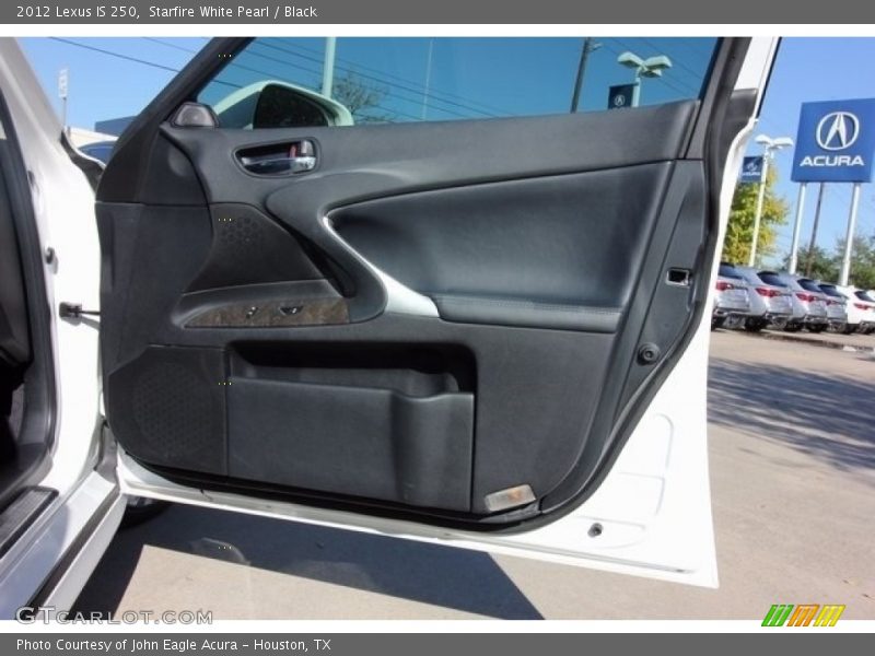 Starfire White Pearl / Black 2012 Lexus IS 250