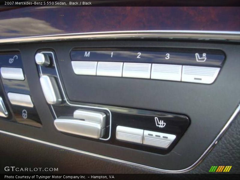 Black / Black 2007 Mercedes-Benz S 550 Sedan