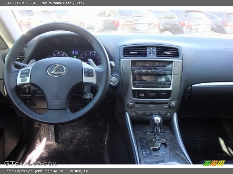Starfire White Pearl / Black 2012 Lexus IS 250