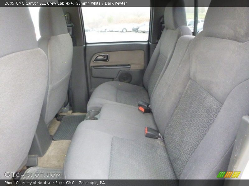Summit White / Dark Pewter 2005 GMC Canyon SLE Crew Cab 4x4