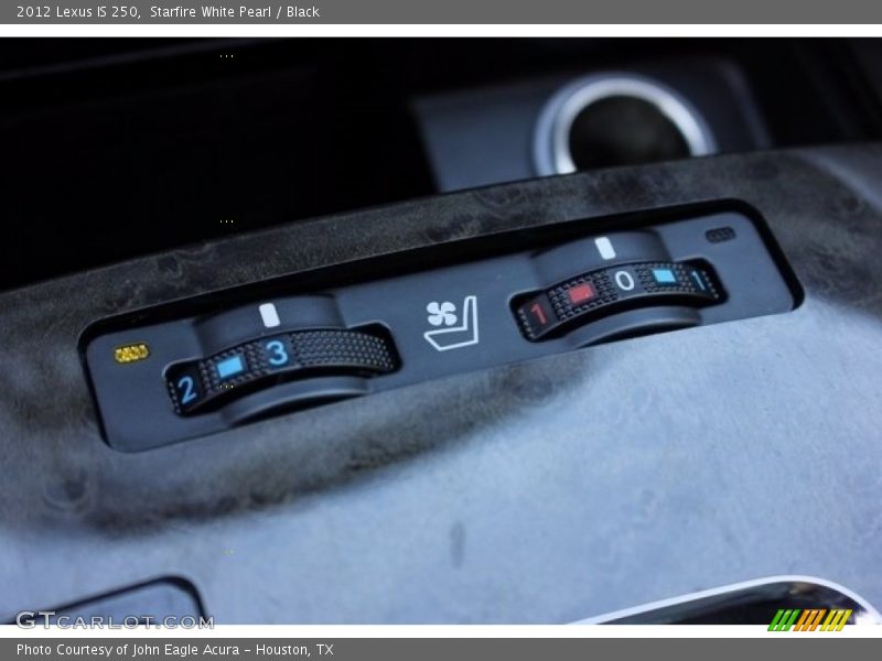 Starfire White Pearl / Black 2012 Lexus IS 250
