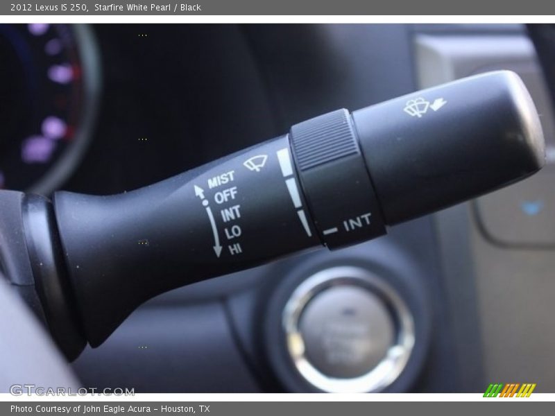 Starfire White Pearl / Black 2012 Lexus IS 250