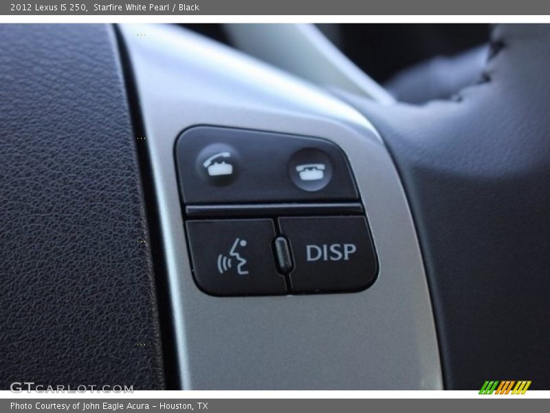 Starfire White Pearl / Black 2012 Lexus IS 250