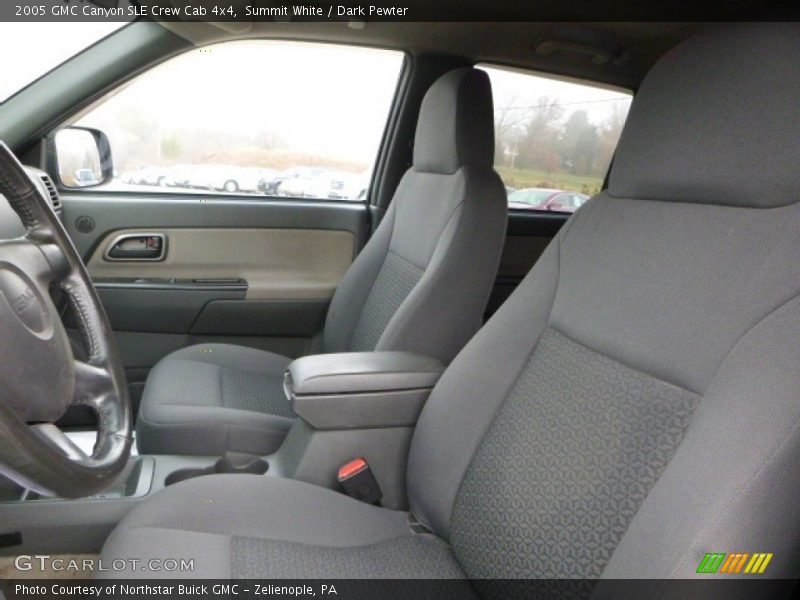 Summit White / Dark Pewter 2005 GMC Canyon SLE Crew Cab 4x4