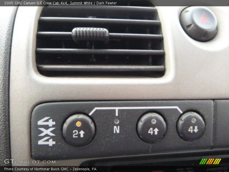 Summit White / Dark Pewter 2005 GMC Canyon SLE Crew Cab 4x4