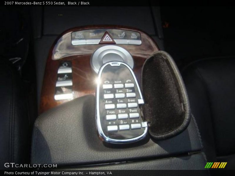 Black / Black 2007 Mercedes-Benz S 550 Sedan
