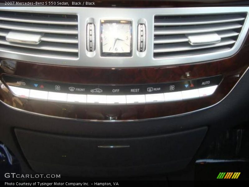 Black / Black 2007 Mercedes-Benz S 550 Sedan