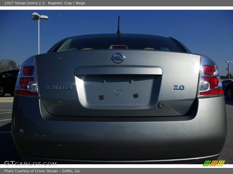 Magnetic Gray / Beige 2007 Nissan Sentra 2.0