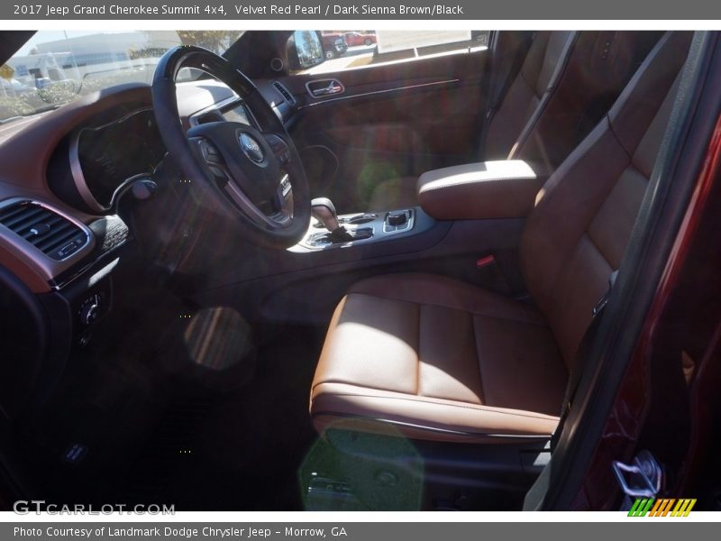 Velvet Red Pearl / Dark Sienna Brown/Black 2017 Jeep Grand Cherokee Summit 4x4