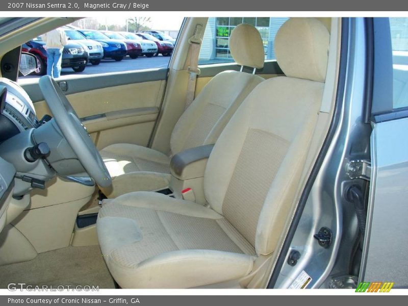 Magnetic Gray / Beige 2007 Nissan Sentra 2.0