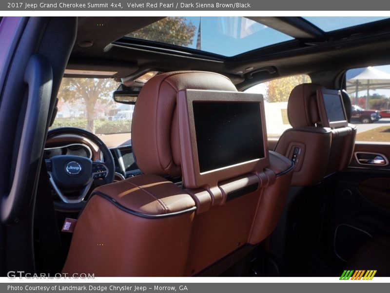 Velvet Red Pearl / Dark Sienna Brown/Black 2017 Jeep Grand Cherokee Summit 4x4