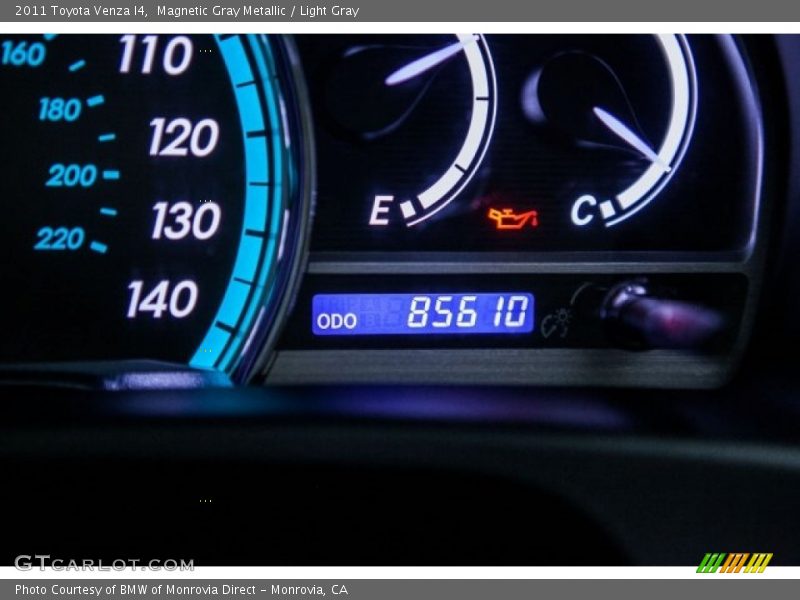 Magnetic Gray Metallic / Light Gray 2011 Toyota Venza I4