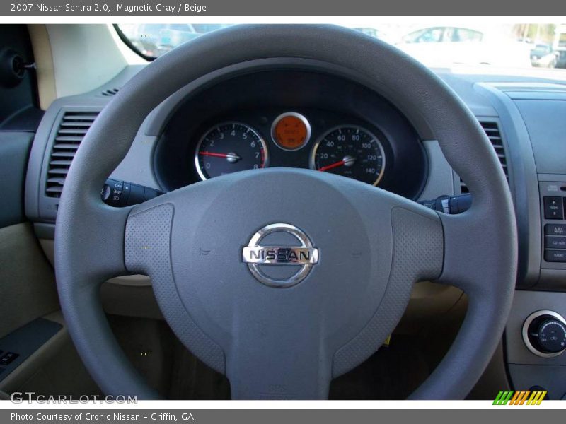 Magnetic Gray / Beige 2007 Nissan Sentra 2.0