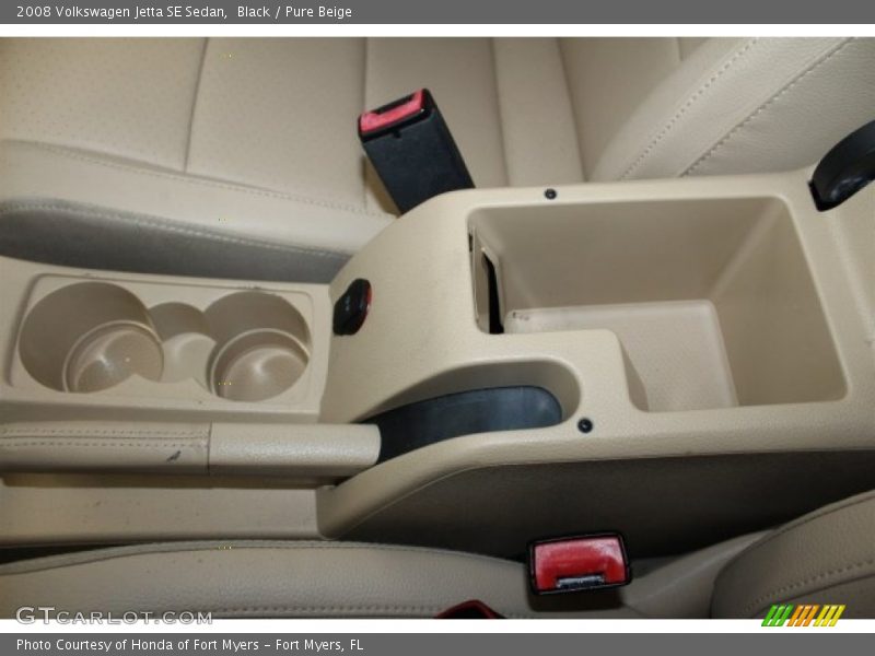 Black / Pure Beige 2008 Volkswagen Jetta SE Sedan