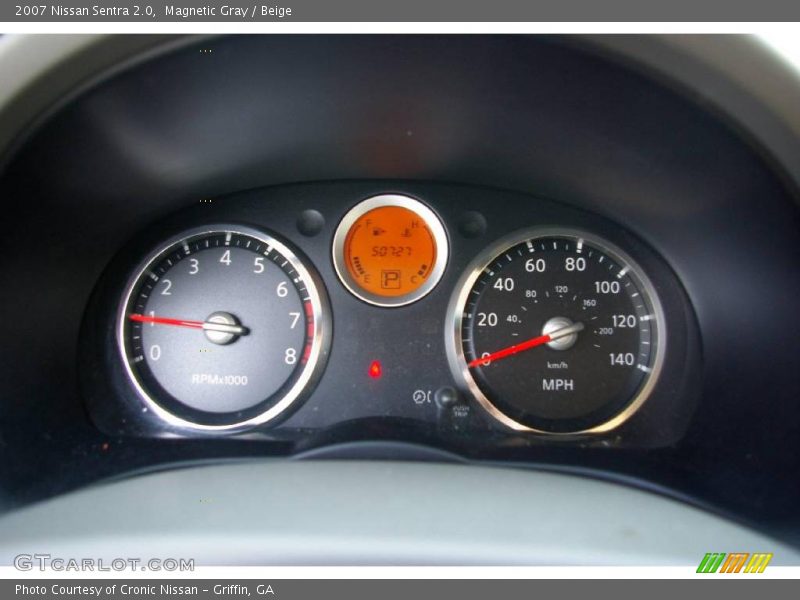 Magnetic Gray / Beige 2007 Nissan Sentra 2.0