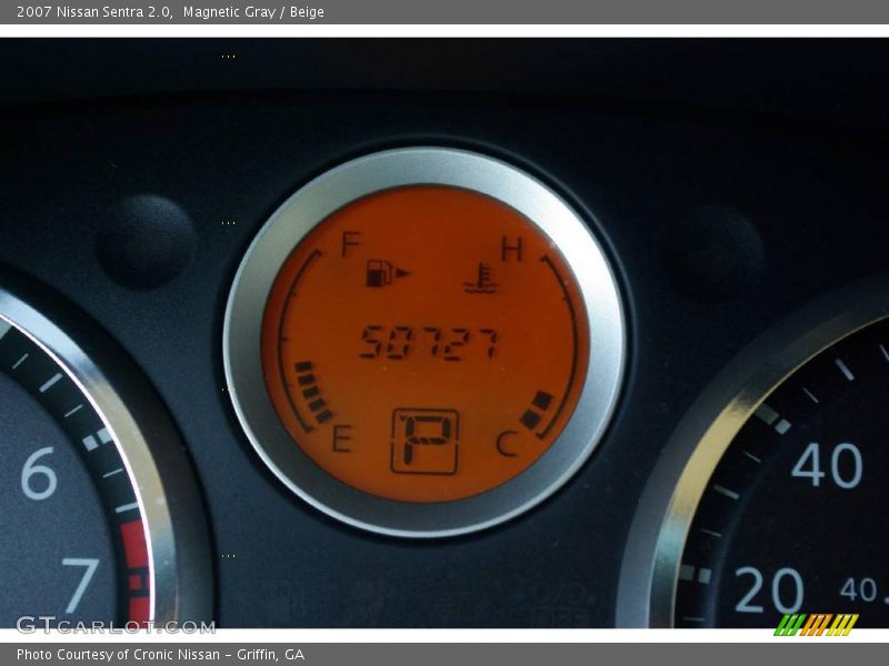 Magnetic Gray / Beige 2007 Nissan Sentra 2.0