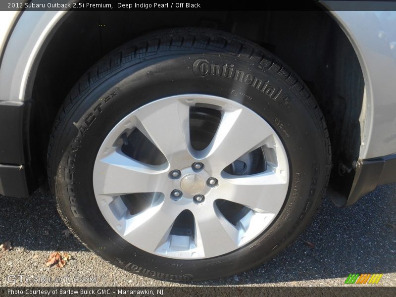 Deep Indigo Pearl / Off Black 2012 Subaru Outback 2.5i Premium