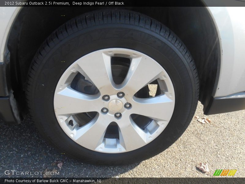 Deep Indigo Pearl / Off Black 2012 Subaru Outback 2.5i Premium