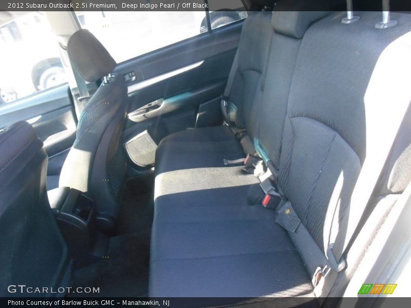Deep Indigo Pearl / Off Black 2012 Subaru Outback 2.5i Premium