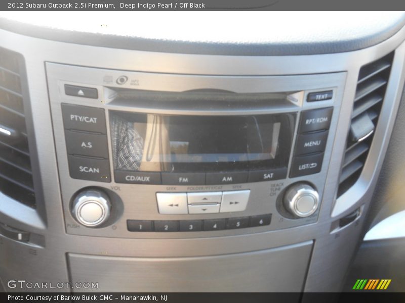 Deep Indigo Pearl / Off Black 2012 Subaru Outback 2.5i Premium