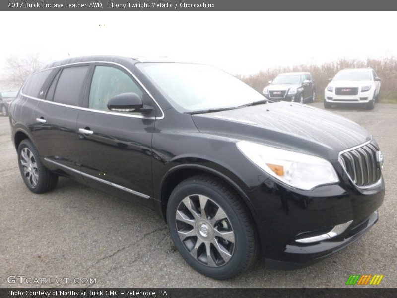 Ebony Twilight Metallic / Choccachino 2017 Buick Enclave Leather AWD