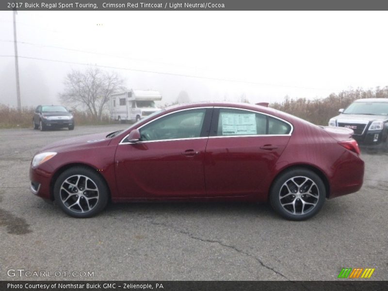 Crimson Red Tintcoat / Light Neutral/Cocoa 2017 Buick Regal Sport Touring