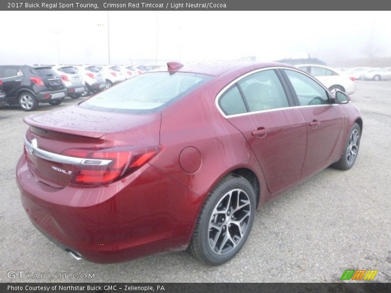 Crimson Red Tintcoat / Light Neutral/Cocoa 2017 Buick Regal Sport Touring