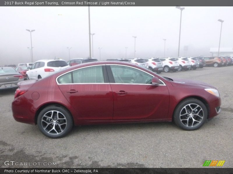 Crimson Red Tintcoat / Light Neutral/Cocoa 2017 Buick Regal Sport Touring