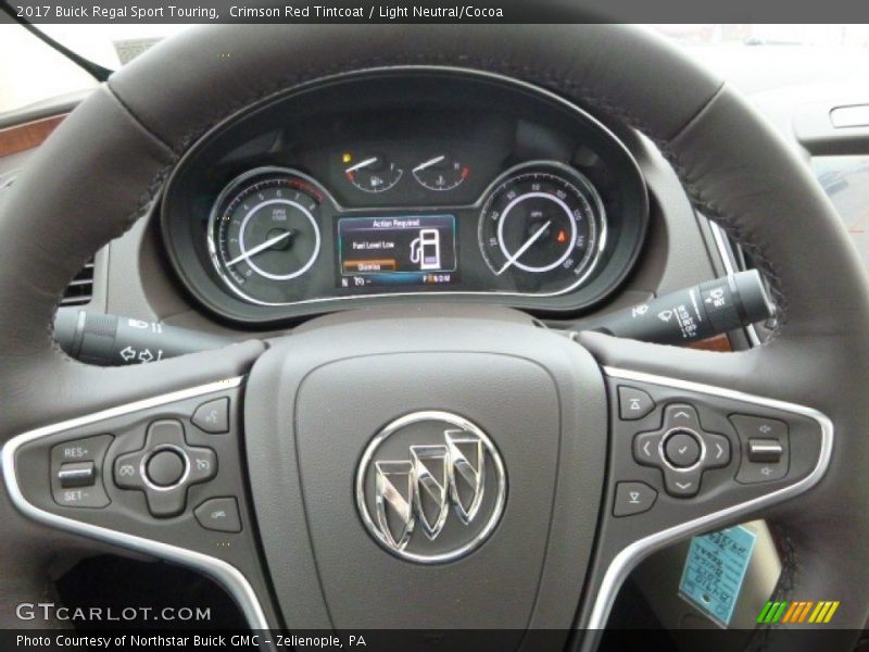 Crimson Red Tintcoat / Light Neutral/Cocoa 2017 Buick Regal Sport Touring