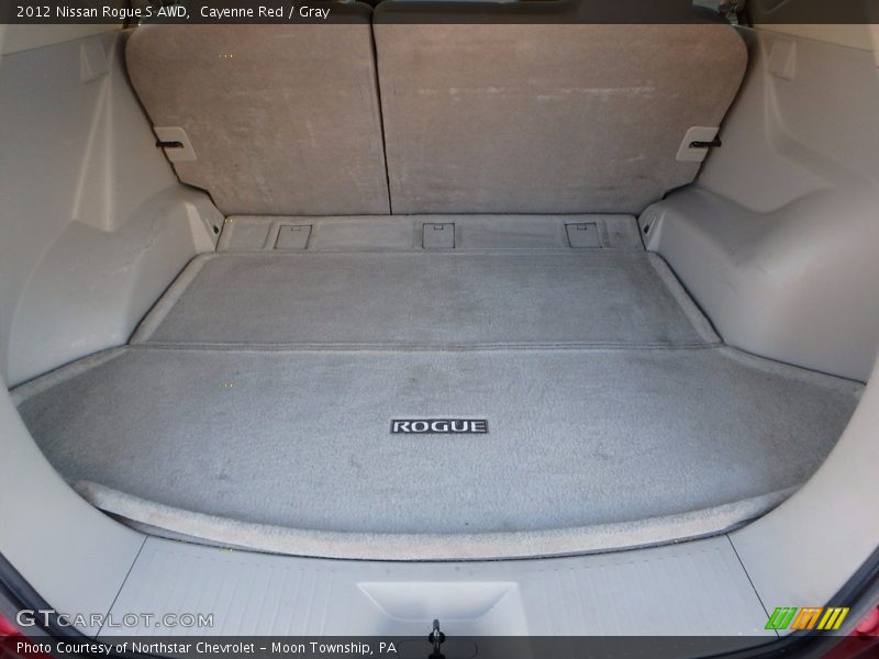 Cayenne Red / Gray 2012 Nissan Rogue S AWD