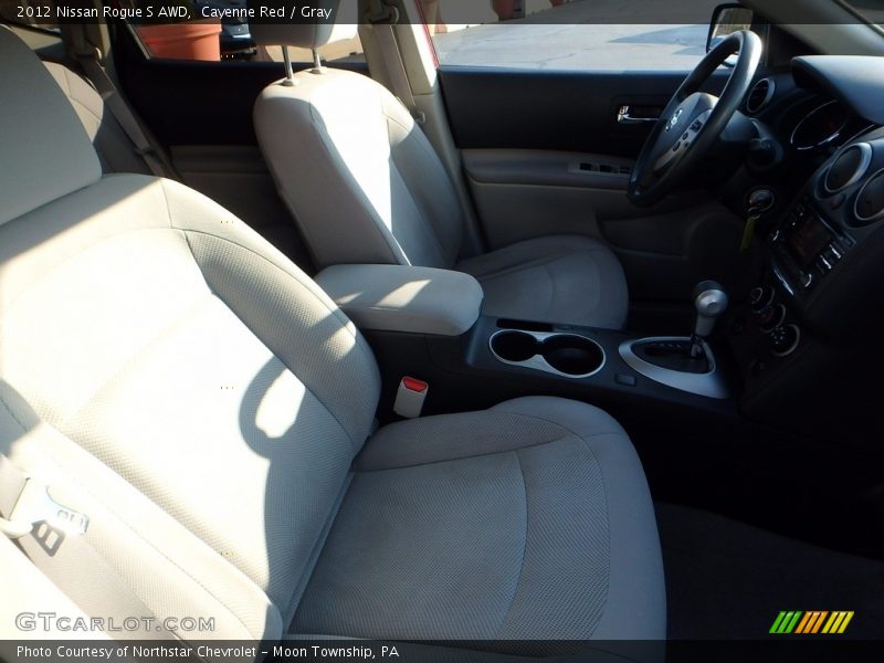 Cayenne Red / Gray 2012 Nissan Rogue S AWD