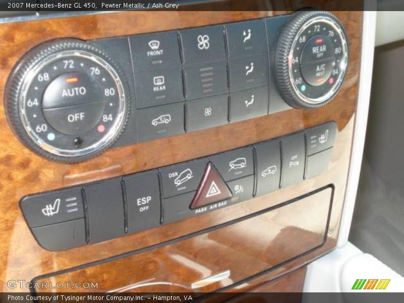 Pewter Metallic / Ash Grey 2007 Mercedes-Benz GL 450