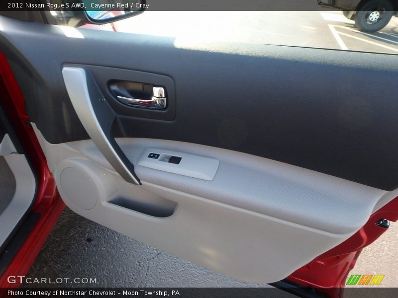Cayenne Red / Gray 2012 Nissan Rogue S AWD
