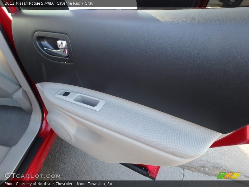 Cayenne Red / Gray 2012 Nissan Rogue S AWD