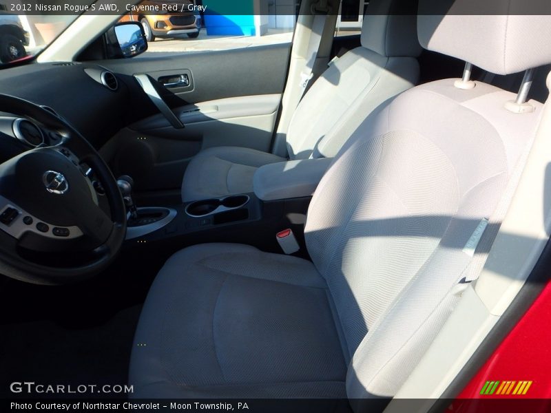 Cayenne Red / Gray 2012 Nissan Rogue S AWD