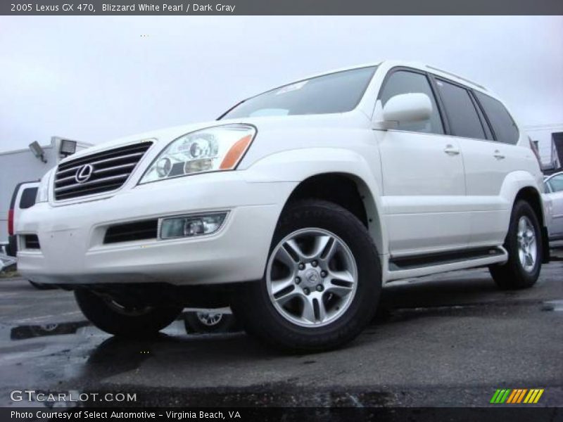 Blizzard White Pearl / Dark Gray 2005 Lexus GX 470