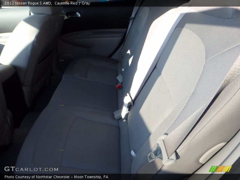 Cayenne Red / Gray 2012 Nissan Rogue S AWD