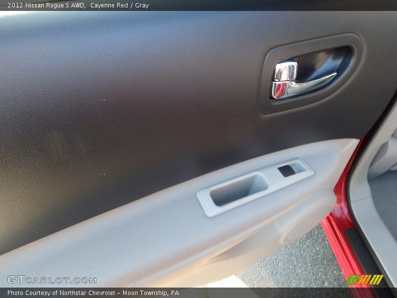 Cayenne Red / Gray 2012 Nissan Rogue S AWD