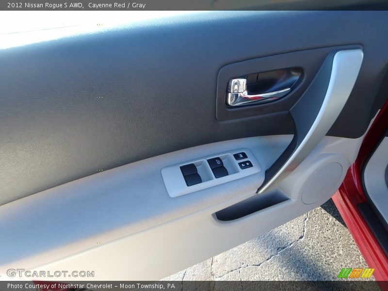 Cayenne Red / Gray 2012 Nissan Rogue S AWD