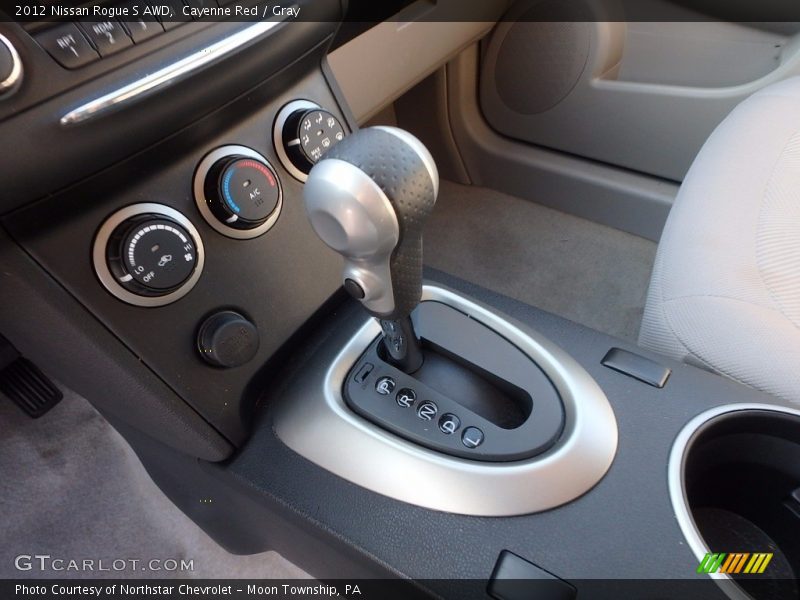 Cayenne Red / Gray 2012 Nissan Rogue S AWD
