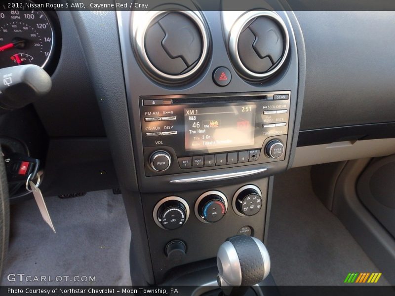 Cayenne Red / Gray 2012 Nissan Rogue S AWD