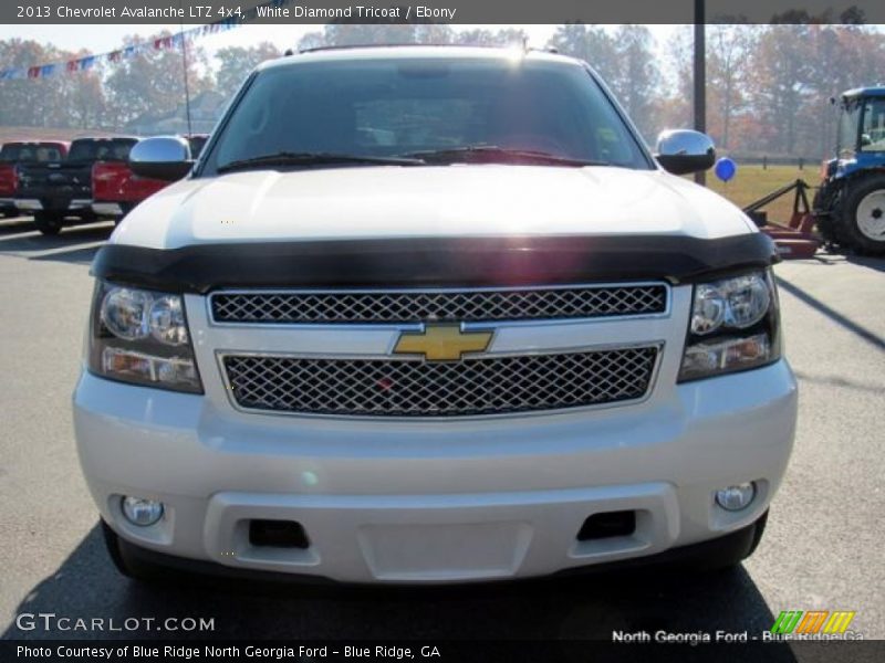 White Diamond Tricoat / Ebony 2013 Chevrolet Avalanche LTZ 4x4