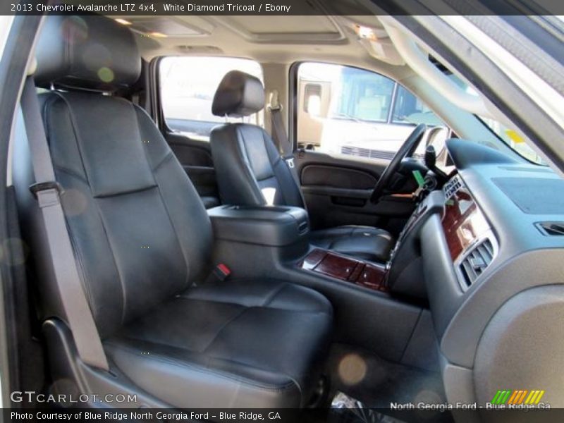 White Diamond Tricoat / Ebony 2013 Chevrolet Avalanche LTZ 4x4