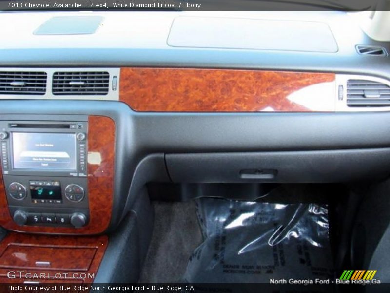 White Diamond Tricoat / Ebony 2013 Chevrolet Avalanche LTZ 4x4