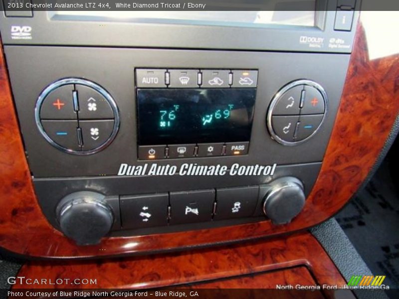 White Diamond Tricoat / Ebony 2013 Chevrolet Avalanche LTZ 4x4