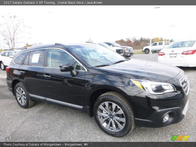 Crystal Black Silica / Java Brown 2017 Subaru Outback 3.6R Touring