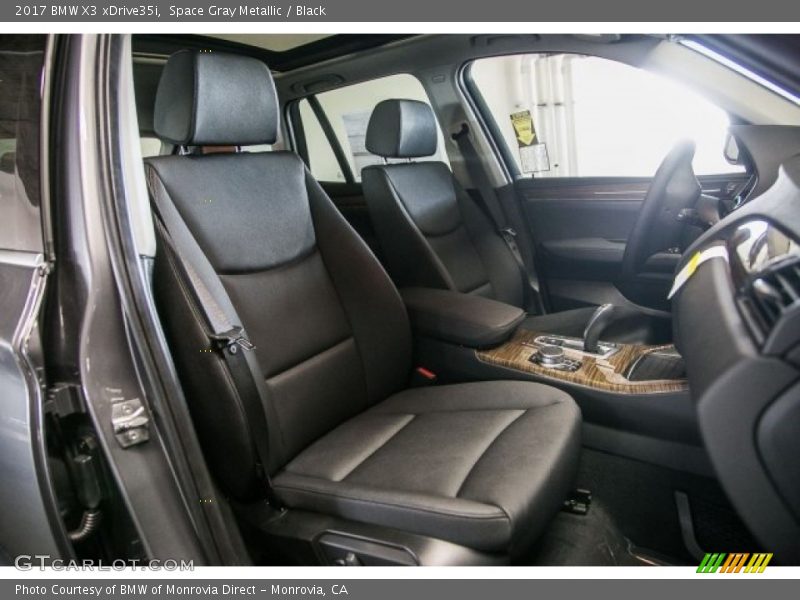 Space Gray Metallic / Black 2017 BMW X3 xDrive35i