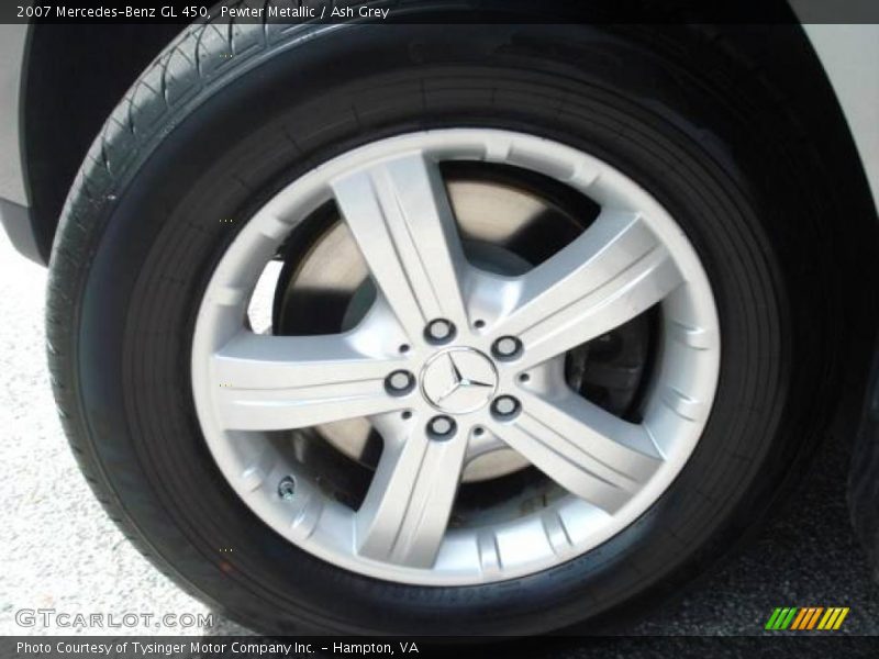 Pewter Metallic / Ash Grey 2007 Mercedes-Benz GL 450